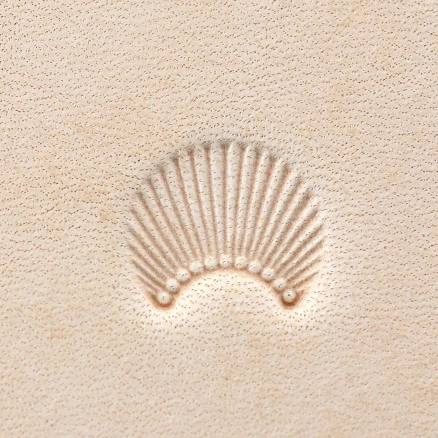 Leather Stamping Tool, Sunburst, Multiple Sizes