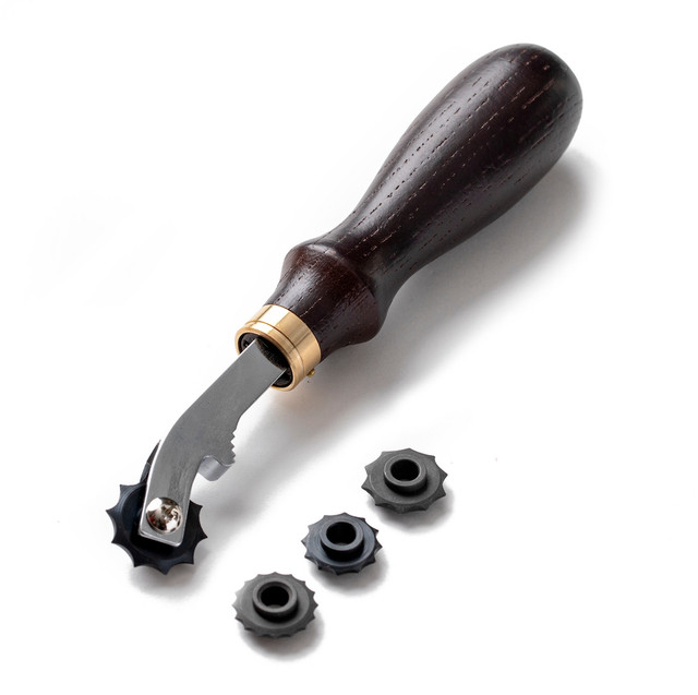 Japanese Stitching/Marking Wheel, Curved Handle