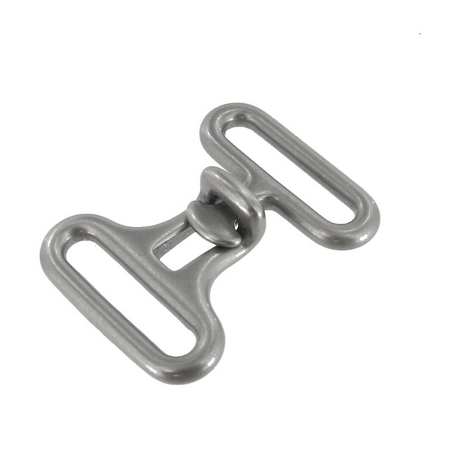 B8474 1 1/4" Nickel Matte, Cinch Buckle, Solid Brass-LL