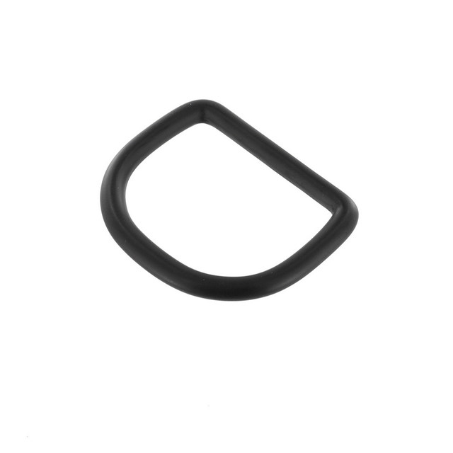 DR0 PVD Black Matte, D-Ring, Solid Brass-LL, Multiple Sizes