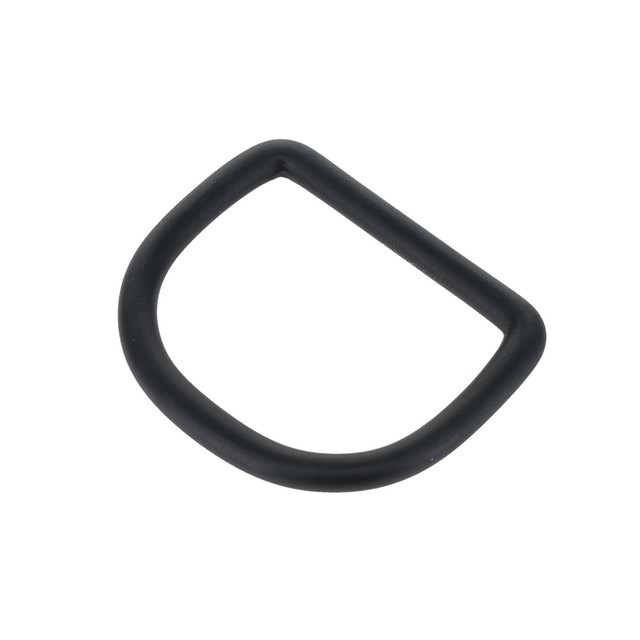 DR0 PVD Black Matte, D-Ring, Solid Brass-LL