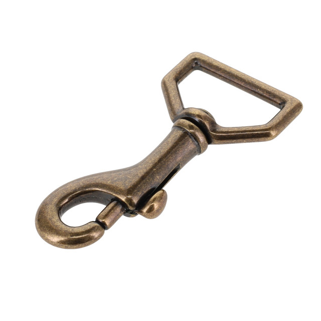3001A Antique Brass, Swivel Bolt Snap, Solid Brass-LL, Multiple Sizes