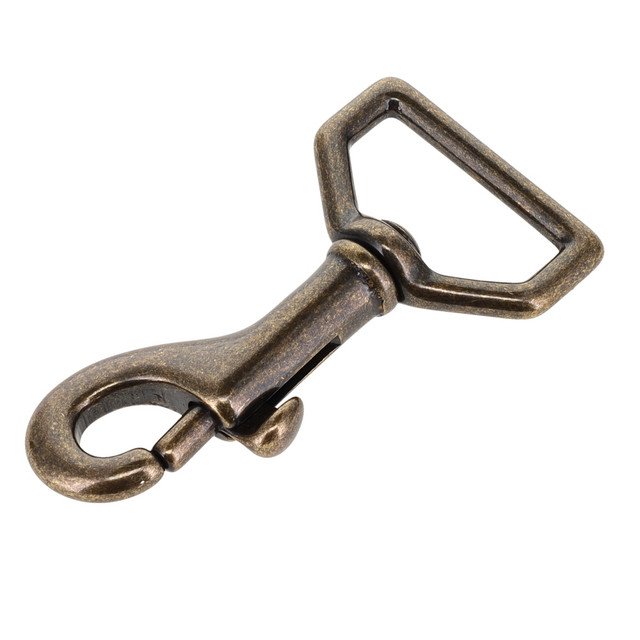 3001A Antique Brass, Swivel Bolt Snap, Solid Brass-LL