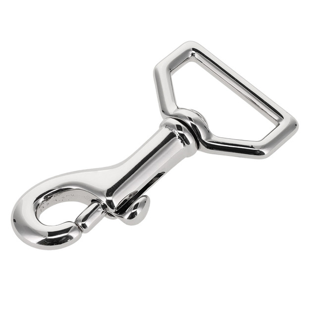 3001A Nickel Plate Swivel Bolt Snap, Solid Brass-LL