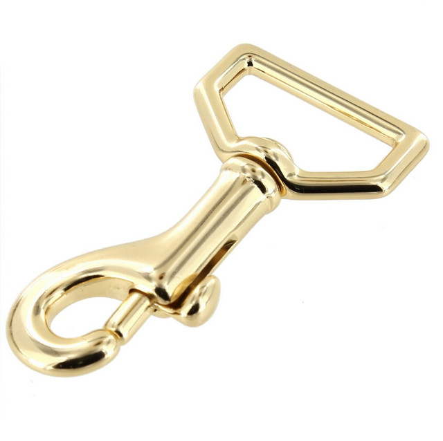 3001A Gold Plate, Swivel Bolt Snap, Solid Brass-LL, Multiple Sizes
