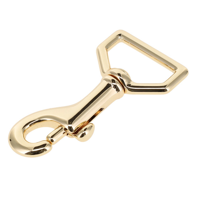 3001A Gold Plate, Swivel Bolt Snap, Solid Brass-LL
