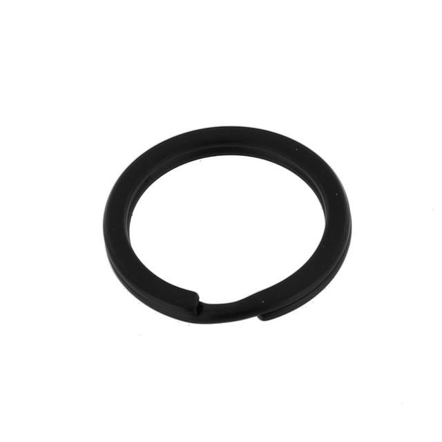 B2020 PVD Black Matte, Key Ring, Solid Iron, Multiple Sizes