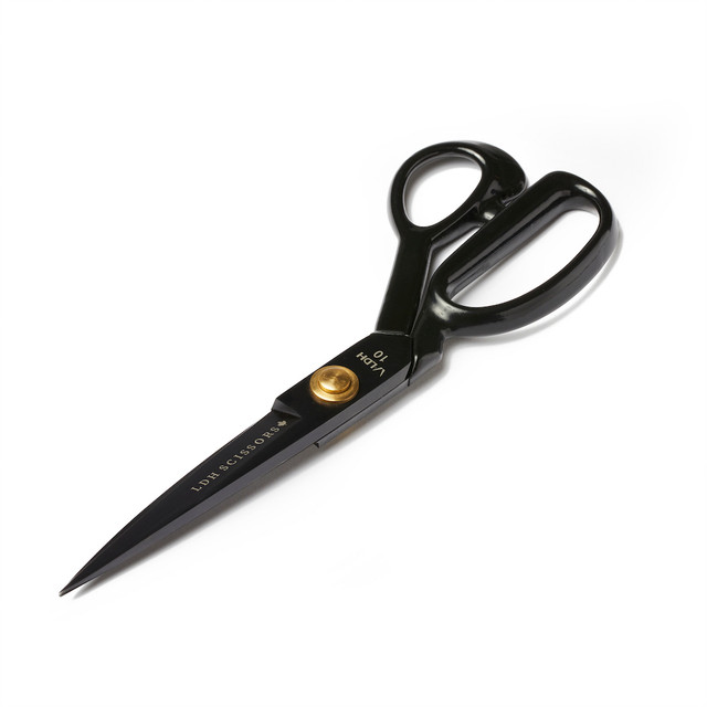 LDH Fabric Shears, Midnight Edition, Rubber Handle, Multiple Sizes