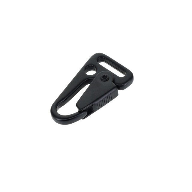 C5204 1/2" Black Matte, Sling Lever Snap, Solid Brass-LL