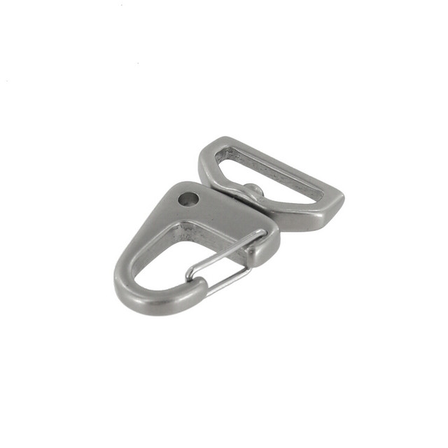 C5250 Nickel Matte, Swivel Lever Snap, Solid Brass-LL, Multiple Sizes