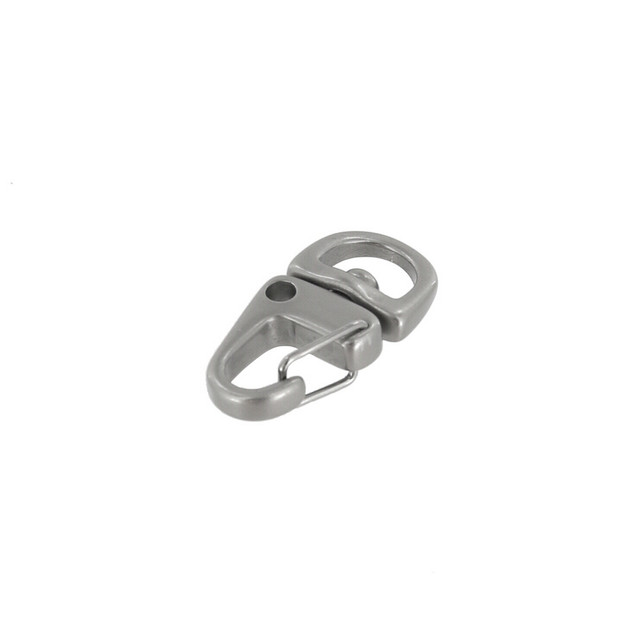 C5241 3/8" Nickel Matte, Swivel Lever Snap, Round Base, Solid Brass-LL