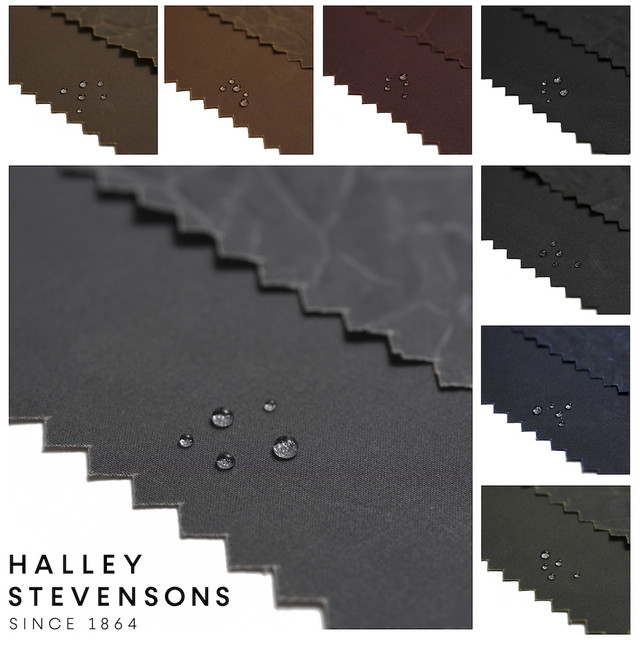 Halley Stevensons, Waxed Canvas, 8oz (P270) Lightweight, Classic Wax