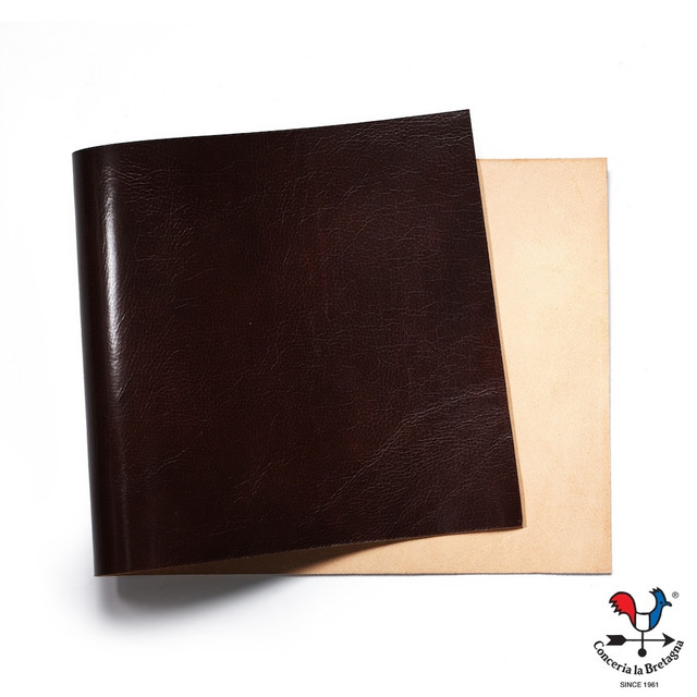 La Bretagna Leather, Invecchiato, Panel, Tuscan Brown