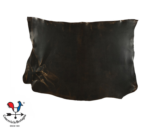 La Bretagna Leather, Cowboy, Double Shoulder, Grey