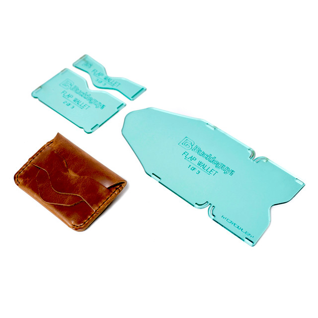Flap Wallet, Acrylic Template