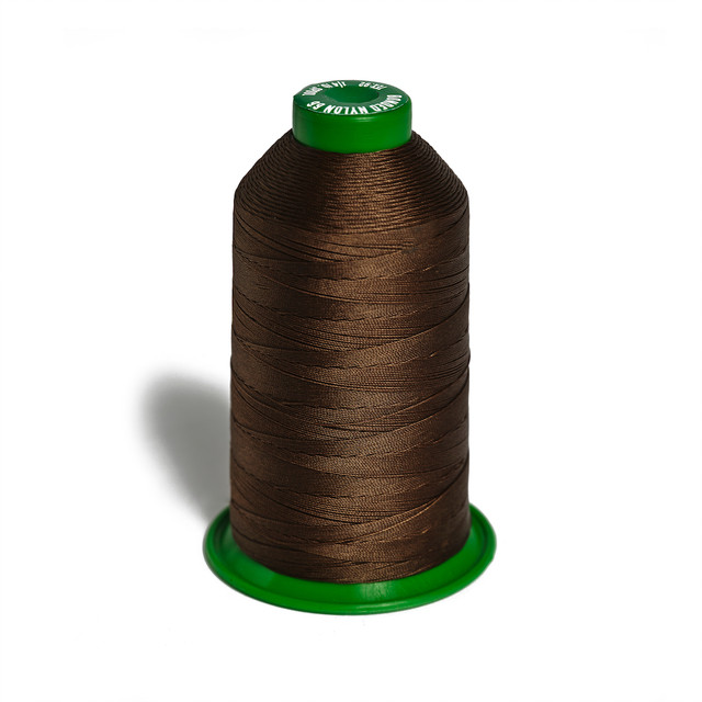 Dunmore Thread, Bonded Nylon 66, Medium Brown