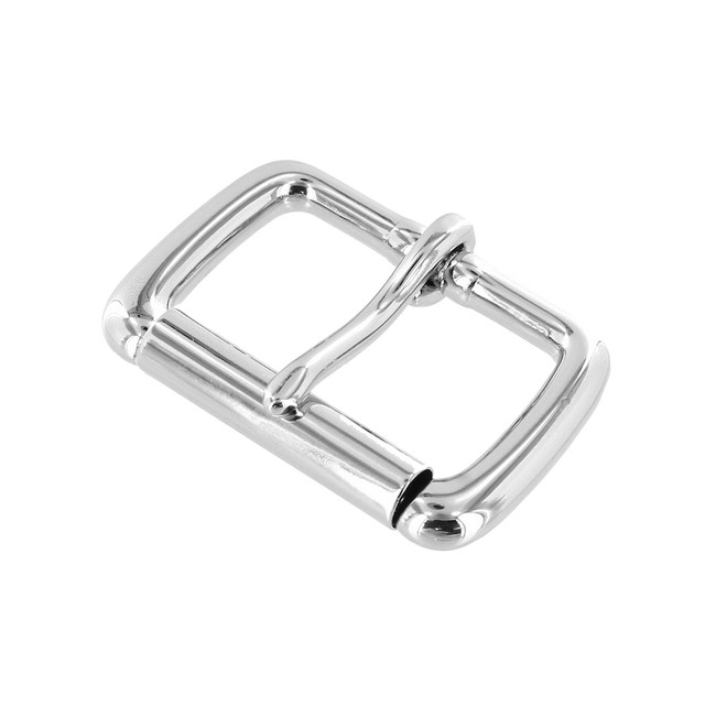 B8492 1 1/2" Nickel Plate, Roller Buckle, Solid Brass-LL