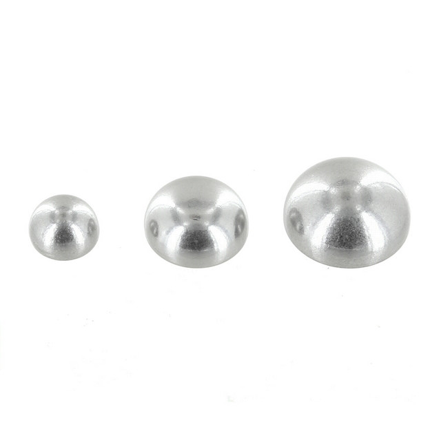 B9788 Nickel Matte, Round Foot, Zinc, Multiple Sizes