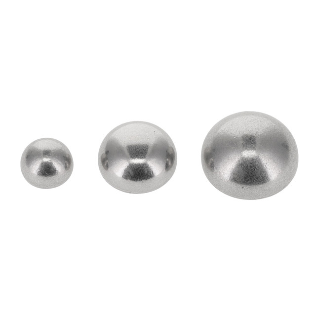 B9788 Nickel Matte, Round Foot, Zinc, Multiple Sizes