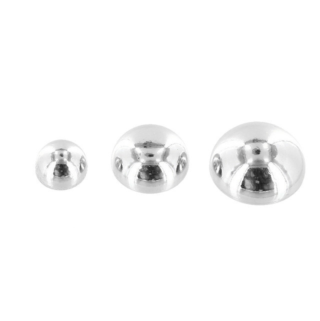 B9788 Nickel Plate, Round Foot, Zinc, Multiple Sizes