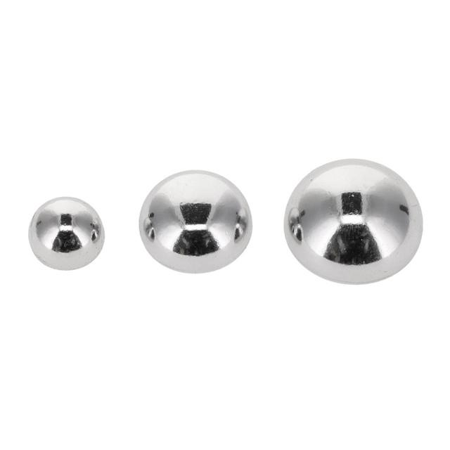 B9788 Nickel Plate, Round Foot, Zinc, Multiple Sizes