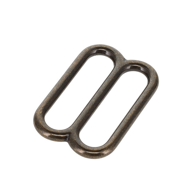 20114 Antique Brass, Double Loop, Solid Brass-LL, Multiple Sizes