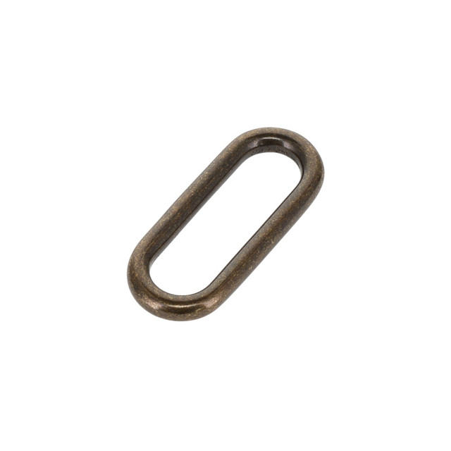 20122 Antique Brass, Single Loop, Solid Brass-LL, Multiple Sizes