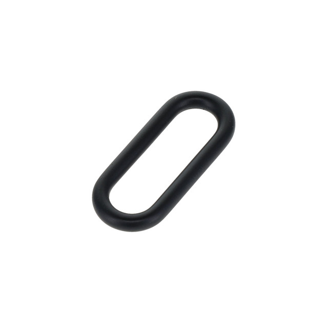 20122 PVD Black Matte, Single Loop, Solid Brass-LL, Multiple Sizes