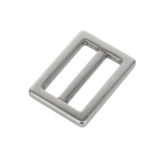 B7102 Nickel Matte, Square Double Loop, Solid Brass-LL, Multiple Sizes