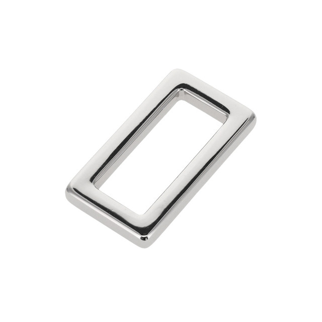 B7103 Nickel Plate, Square Single Loop, Solid Brass-LL, Multiple Sizes