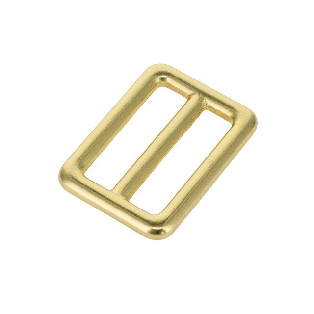 B7096 Natural Brass, Double Loop, Solid Brass-LL, Multiple Sizes