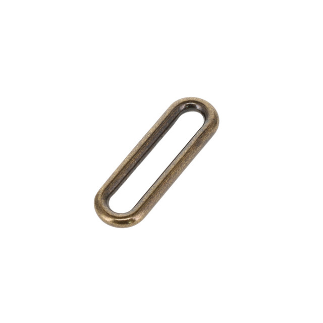 B9601 Antique Brass, Single Loop, Solid Brass-LL, Multiple Sizes