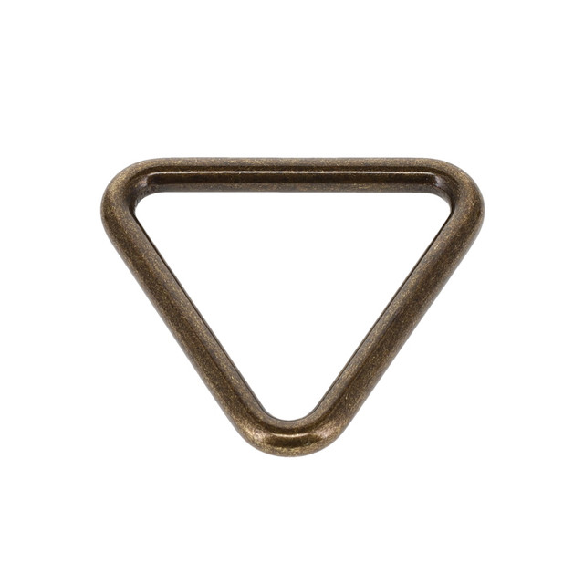 B9360 Antique Brass, Triangle Loop, Solid Brass-LL, Multiple Sizes