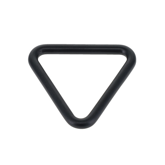 B9360 PVD Black Matte, Triangle Loop, Solid Brass-LL, Multiple Sizes