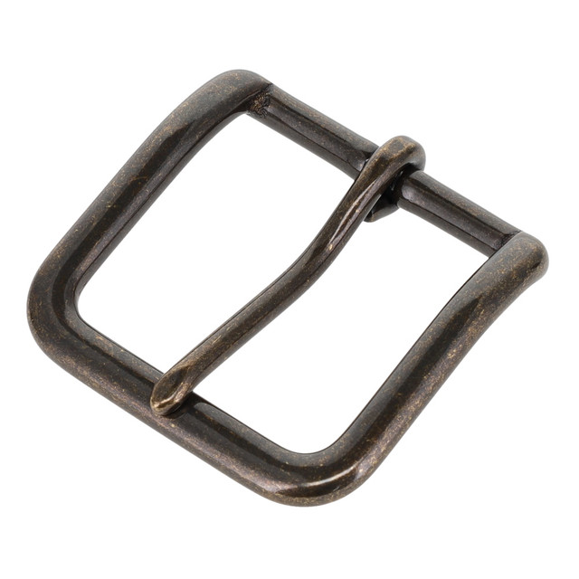 B1110  Antique Brass, Heel Bar Buckle, Solid Brass-LL, Multiple Sizes