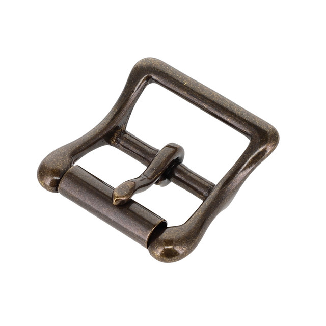 B6226 Antique Brass, Roller Buckle, Solid Brass-LL