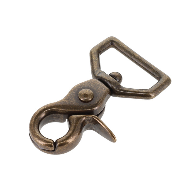 3002A Antique Brass, Swivel Trigger Snap, Solid Brass-LL, Multiple Sizes