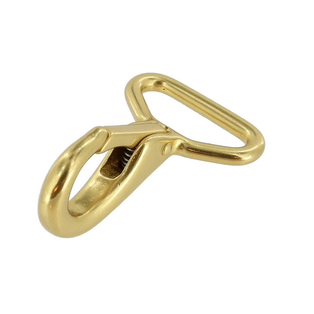 B9584 Natural Brass, Lever Snap, Solid Brass-LL, Multiple Sizes