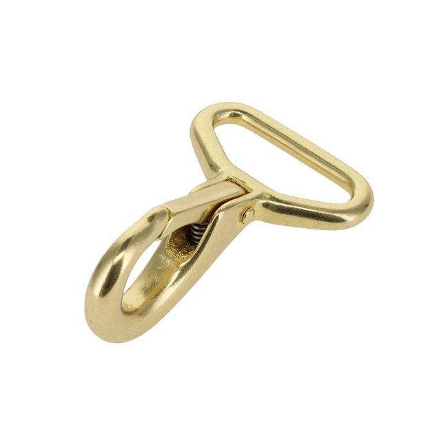 B9584 Natural Brass, Lever Snap, Solid Brass-LL