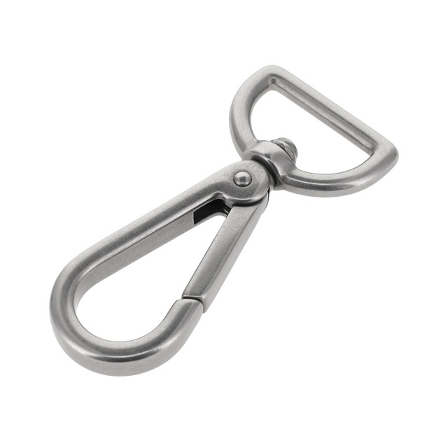 4010N Nickel Matte, Swivel Lever Snap, Solid Brass-LL, Multiple Sizes