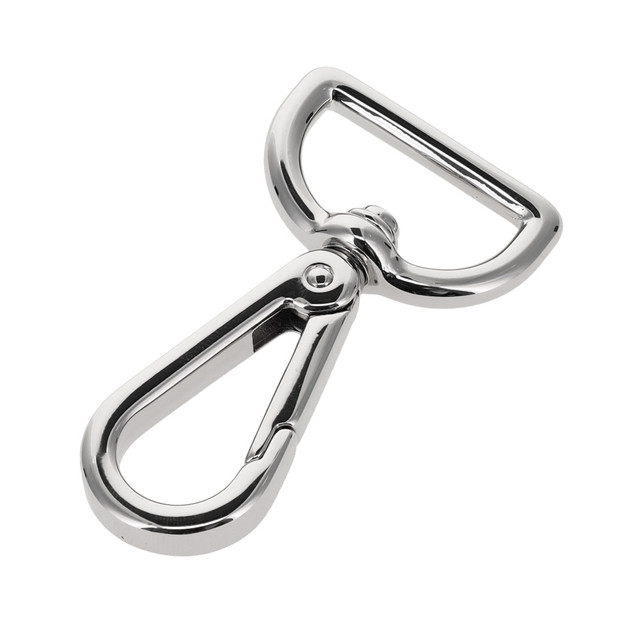 4005N Nickel Plate, Swivel Lever Snap, Solid Brass-LL, Multiple Sizes