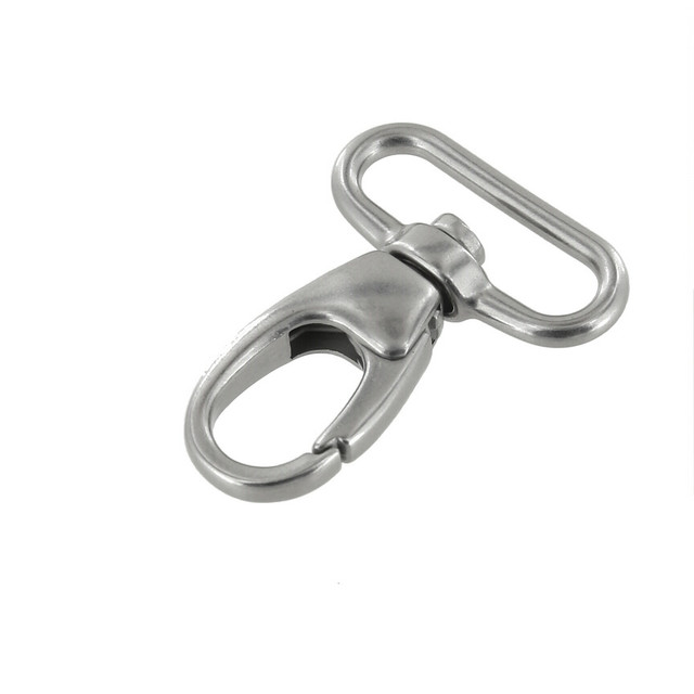 B6915 Nickel Matte, Swivel Lever Snap, Solid Zinc, Multiple Sizes