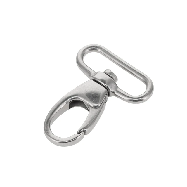 B6915 Nickel Matte, Swivel Lever Snap, Solid Zinc