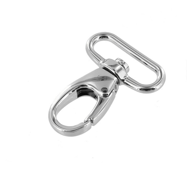 B6915 Nickel Plate, Swivel Lever Snap, Solid Zinc, Multiple Sizes