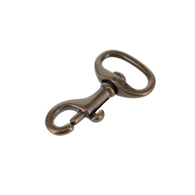 59 Antique Brass, Swivel Bolt Snap, Solid Brass-LL, Multiple Sizes