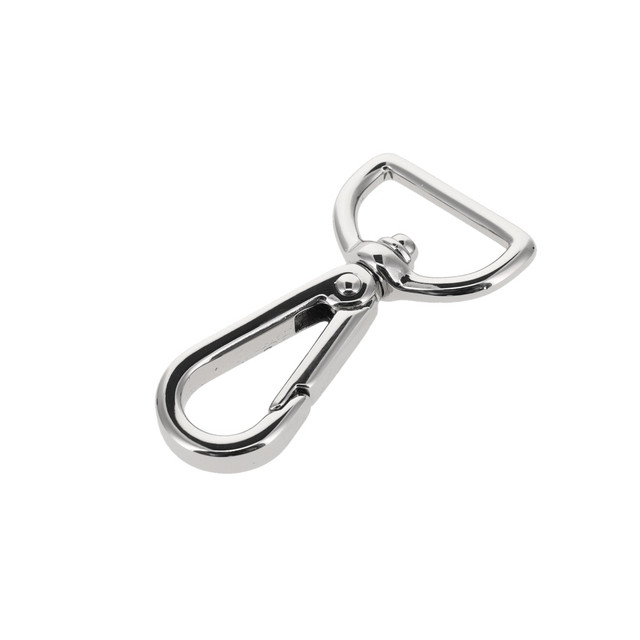 4000N Nickel Plate, Swivel Lever Snap, Solid Brass-LL, Multiple Sizes