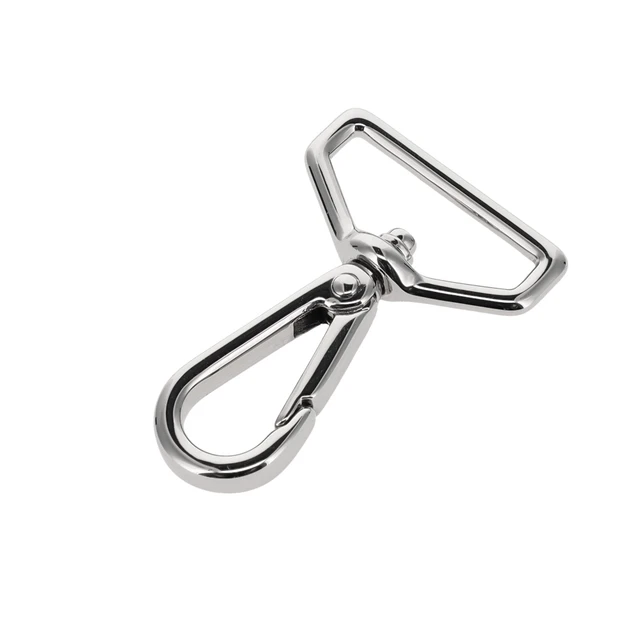 4000N Nickel Plate, Swivel Lever Snap, Solid Brass-LL