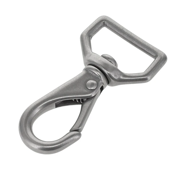 240 Nickel Matte, Swivel Lever Snap, Solid Brass-LL