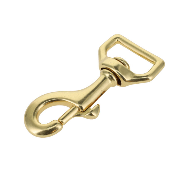 3600 Natural Brass, Swivel Bolt Snap, Solid Brass-LL, Multiple Sizes