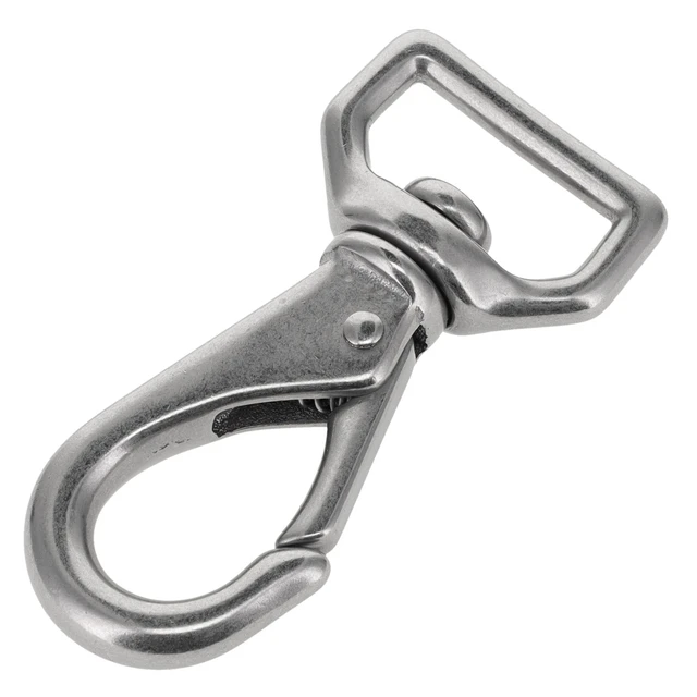 250 Nickel Matte, Swivel Lever Snap, Solid Brass-LL